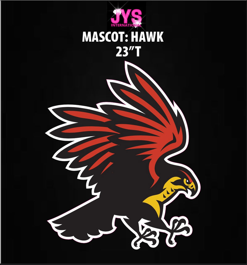 MASCOT: HAWK - Yard Card Signs by JYS International