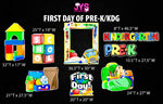 First Day of PreK/Kinder - Yard Card Signs by JYS International