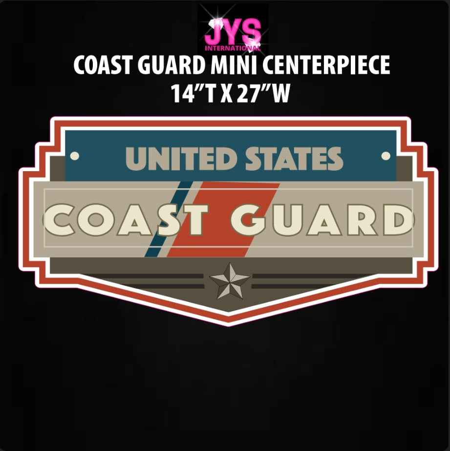 COAST GUARD MINI CENTERPIECE - Yard Card Signs by JYS International