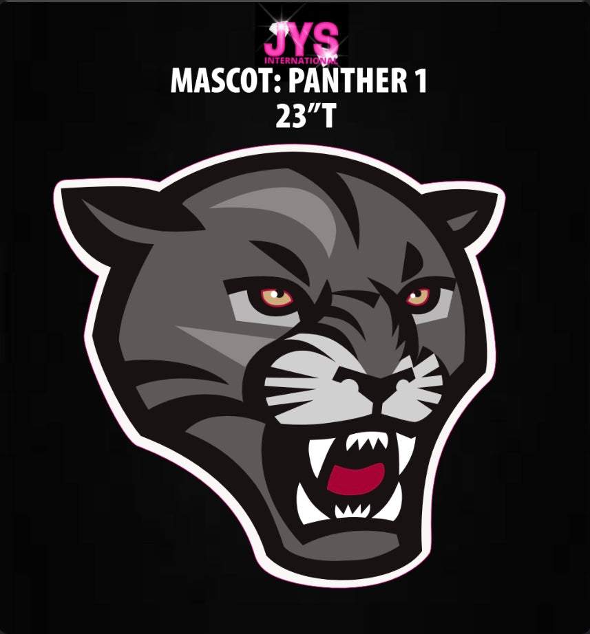 MASCOT: PANTHER 1 - Yard Card Signs by JYS International