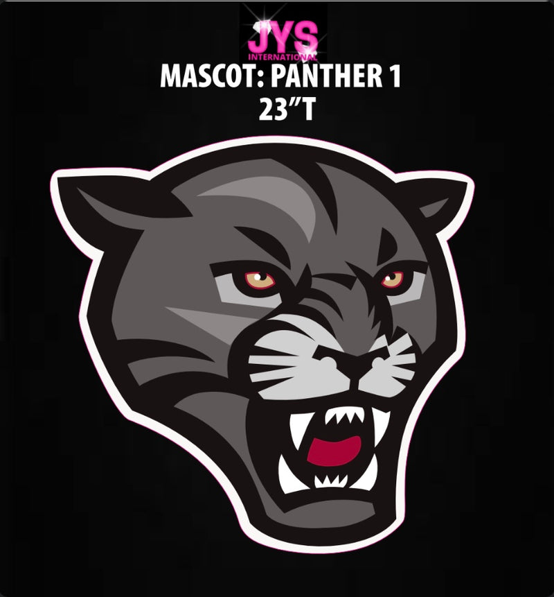 MASCOT: PANTHER 1 - Yard Card Signs by JYS International