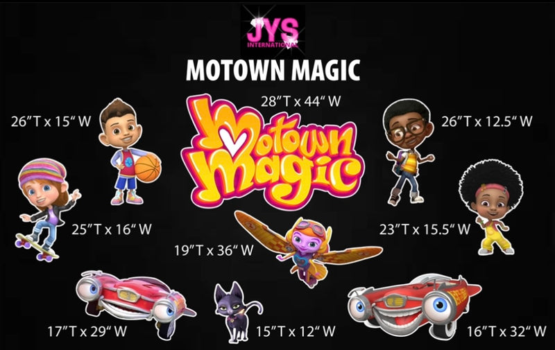 MOTOWN MAGIC CHARACTERS - Yard Card Signs by JYS International