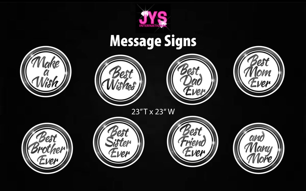 MESSAGE SIGNS - Yard Card Signs by JYS International