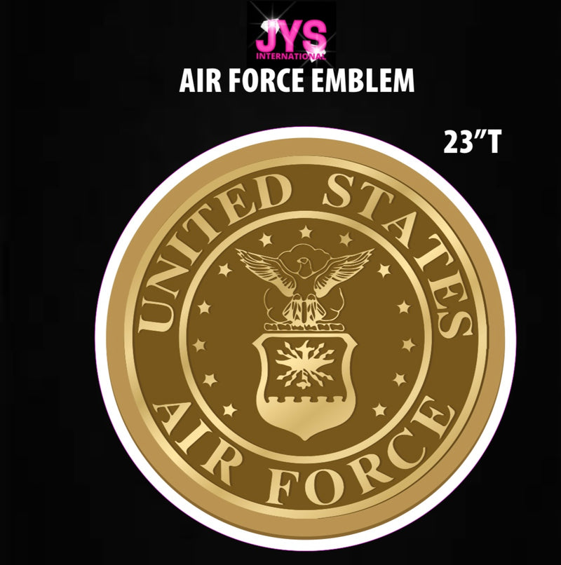 AIR FORCE EMBLEM - Yard Card Signs by JYS International