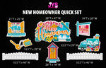 CONGRATS NEW HOMEOWNER QUICK SET - Yard Card Signs by JYS International