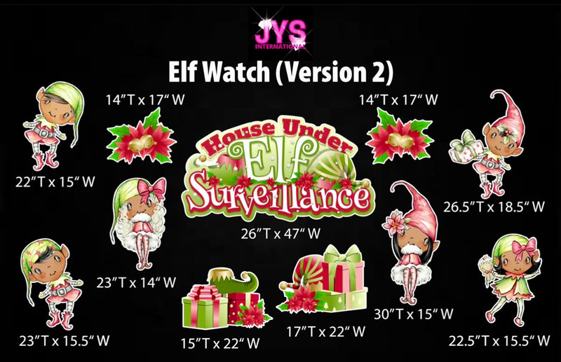 ELF WATCH QUICK SET - Yard Card Signs by JYS International