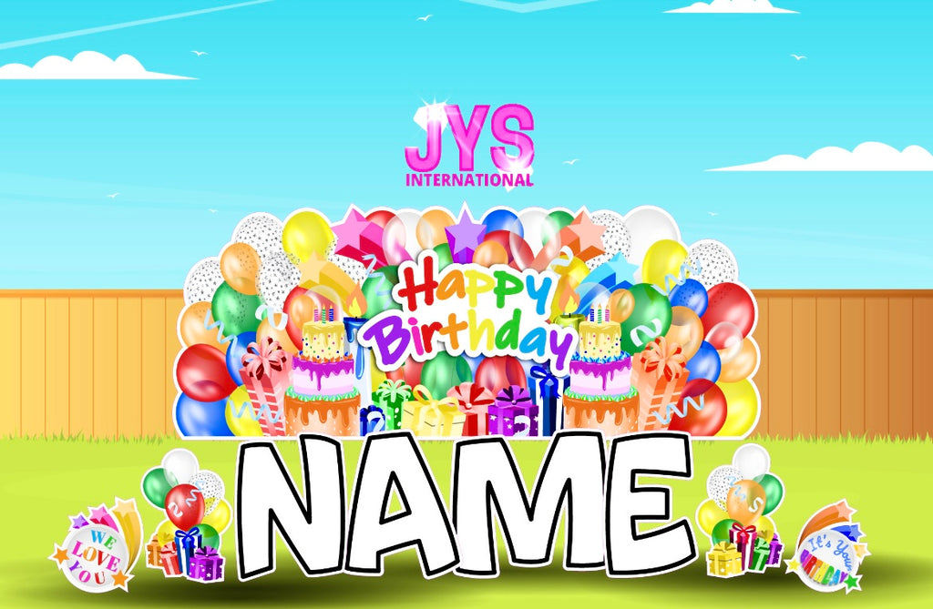 JYS OVERLOAD: RAINBOW - Yard Card Signs by JYS International