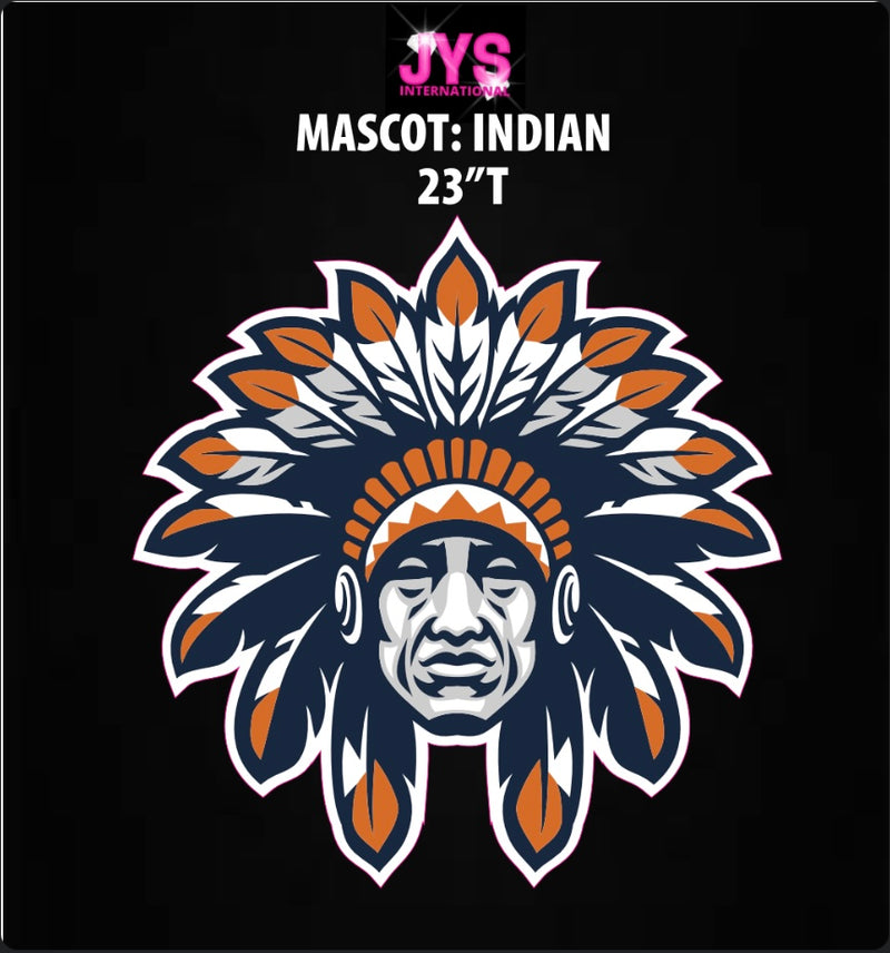 MASCOT: INDIAN - Yard Card Signs by JYS International