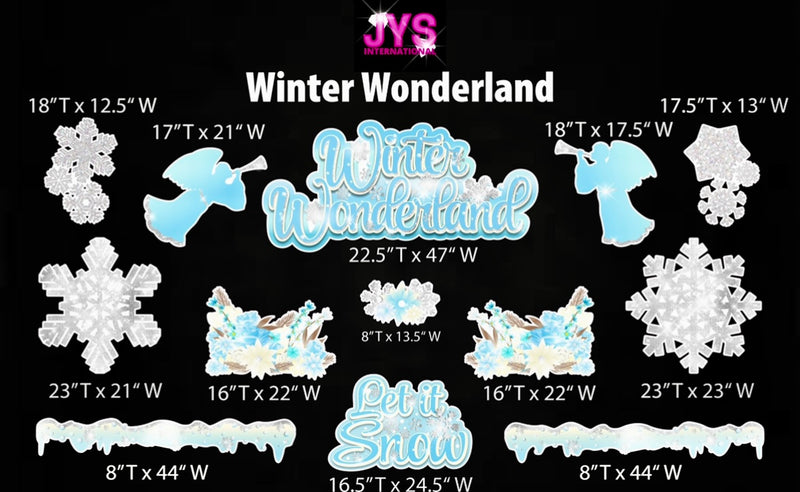 WINTER WONDERLAND - Yard Card Signs by JYS International