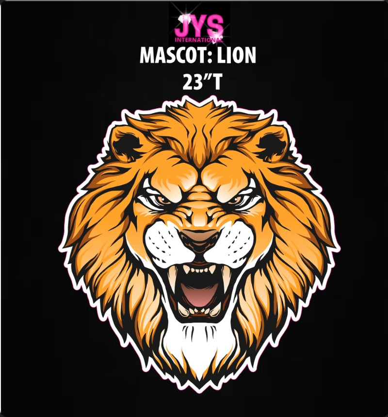 MASCOT: LION - Yard Card Signs by JYS International