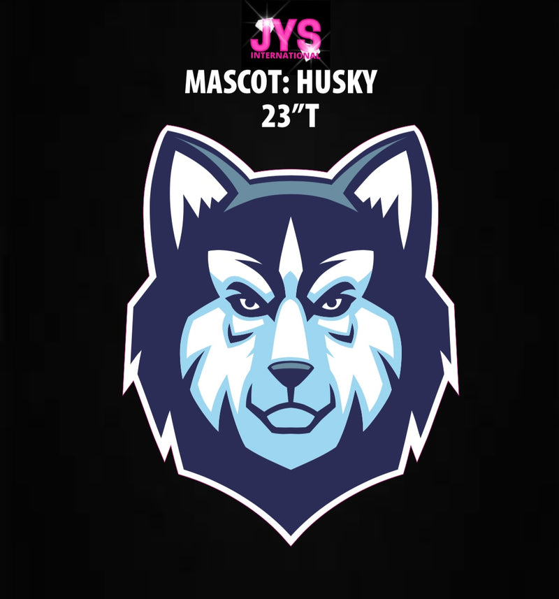 MASCOT: HUSKY - Yard Card Signs by JYS International