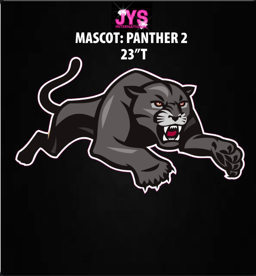 MASCOT: PANTHER 2 - Yard Card Signs by JYS International