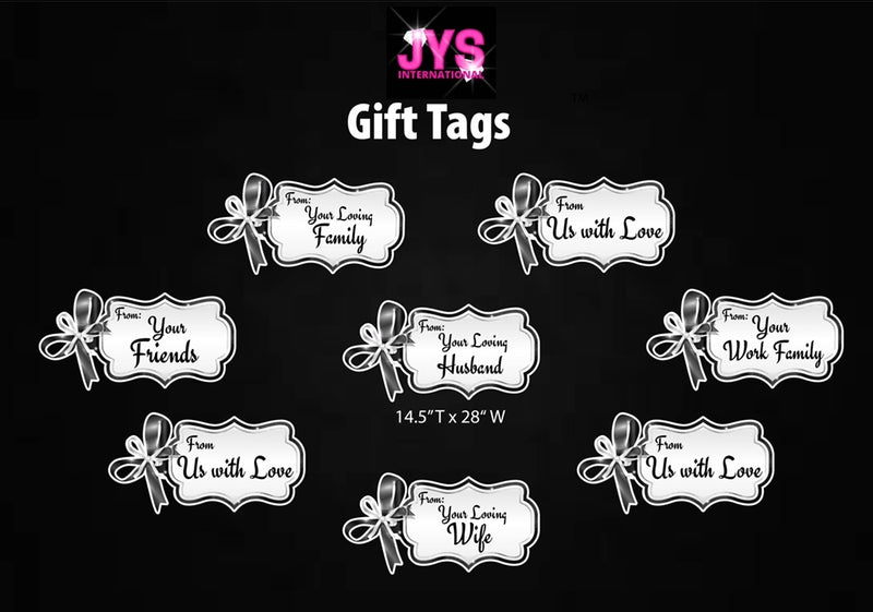 GIFT TAGS - Yard Card Signs by JYS International