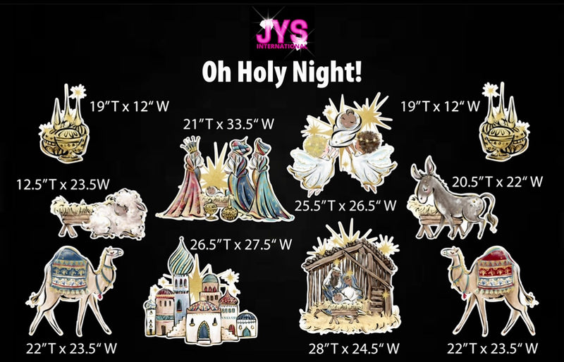 OH HOLY NIGHT! - Yard Card Signs by JYS International