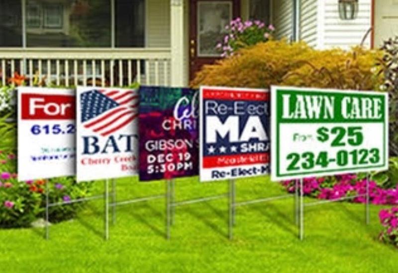 Print Marketing Signs - Yard Card Signs by JYS International