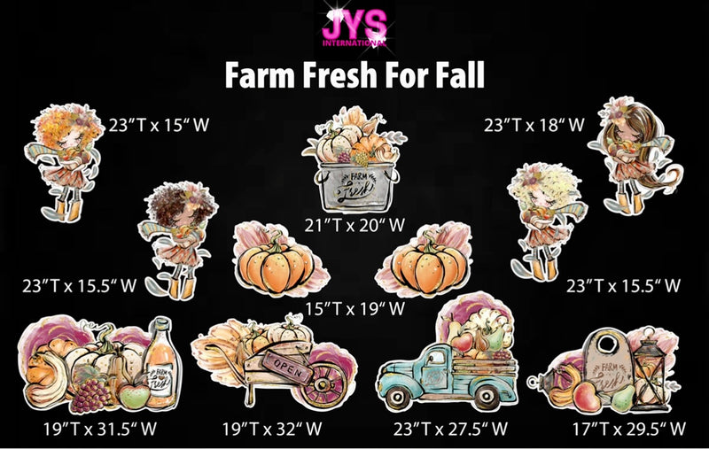 FALL HARVEST - Yard Card Signs by JYS International