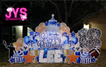 ONE STOP SHOP: BLUE & WHITE - Yard Card Signs by JYS International